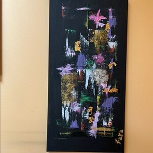 Abstract Black Canvas Art painting
3 canvas all together